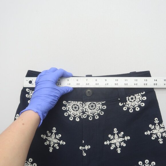 Zara Contrast Embroidered Culottes ZW Collection Size XS - Picture 13 of 14